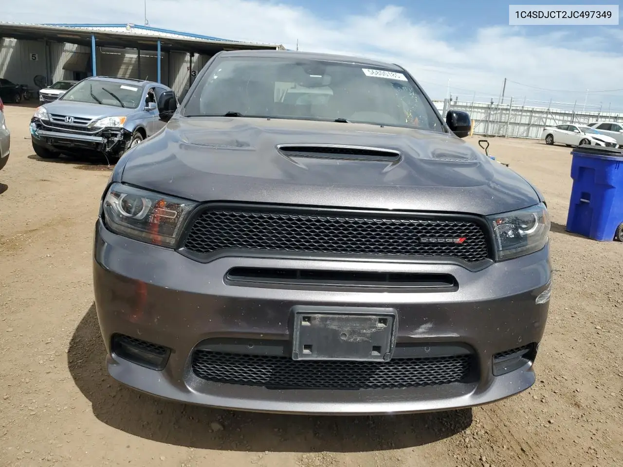 2018 Dodge Durango R/T VIN: 1C4SDJCT2JC497349 Lot: 56800185