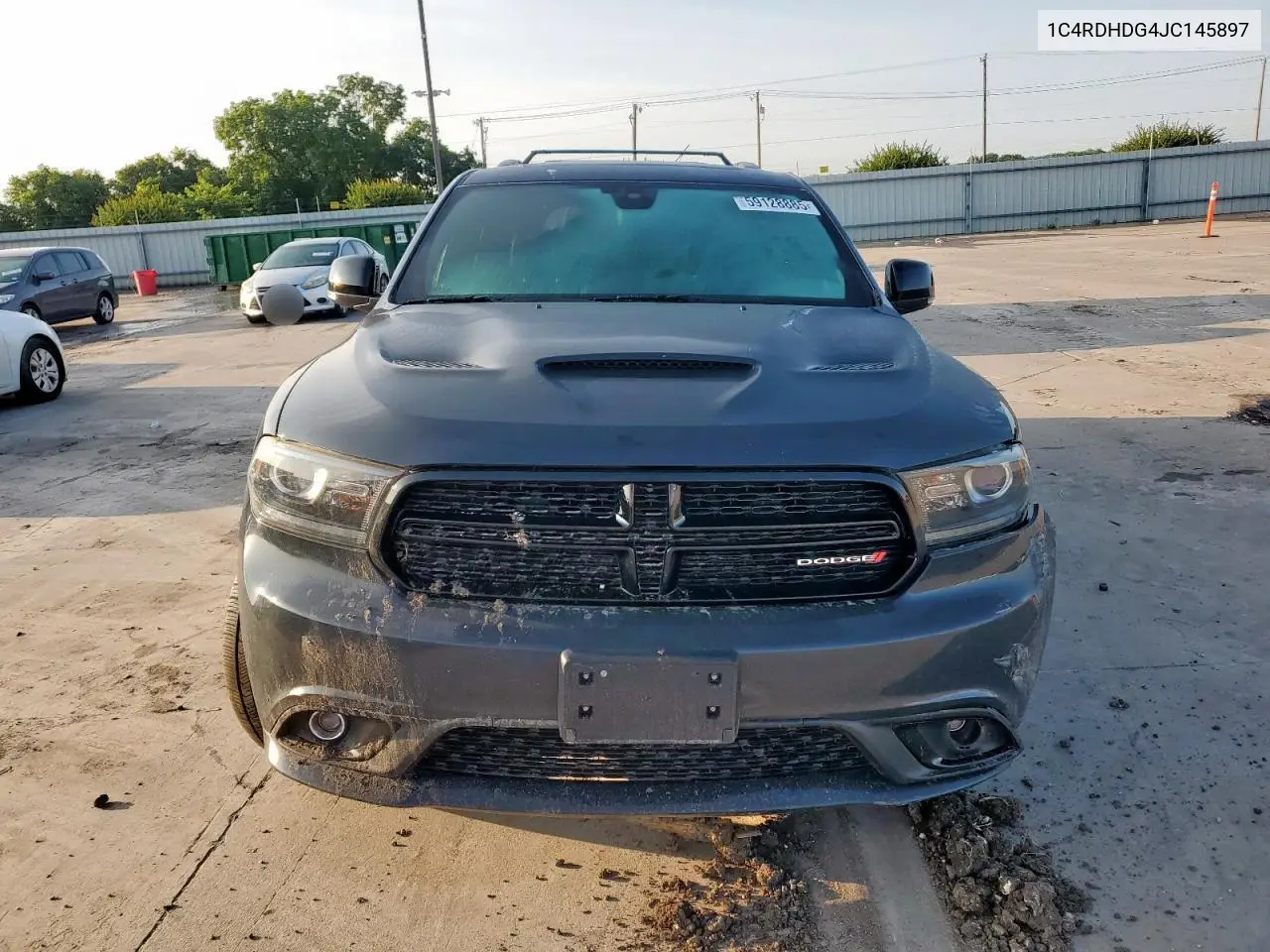 2018 Dodge Durango Gt VIN: 1C4RDHDG4JC145897 Lot: 59128885