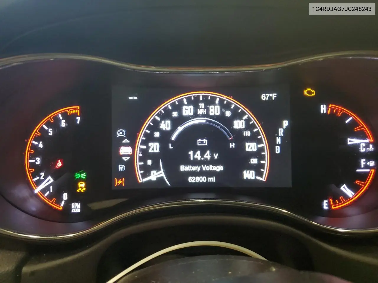 1c4rdjag7jc248243 1C4RDJAG7JC248243 2018 Dodge Durango Sxt
