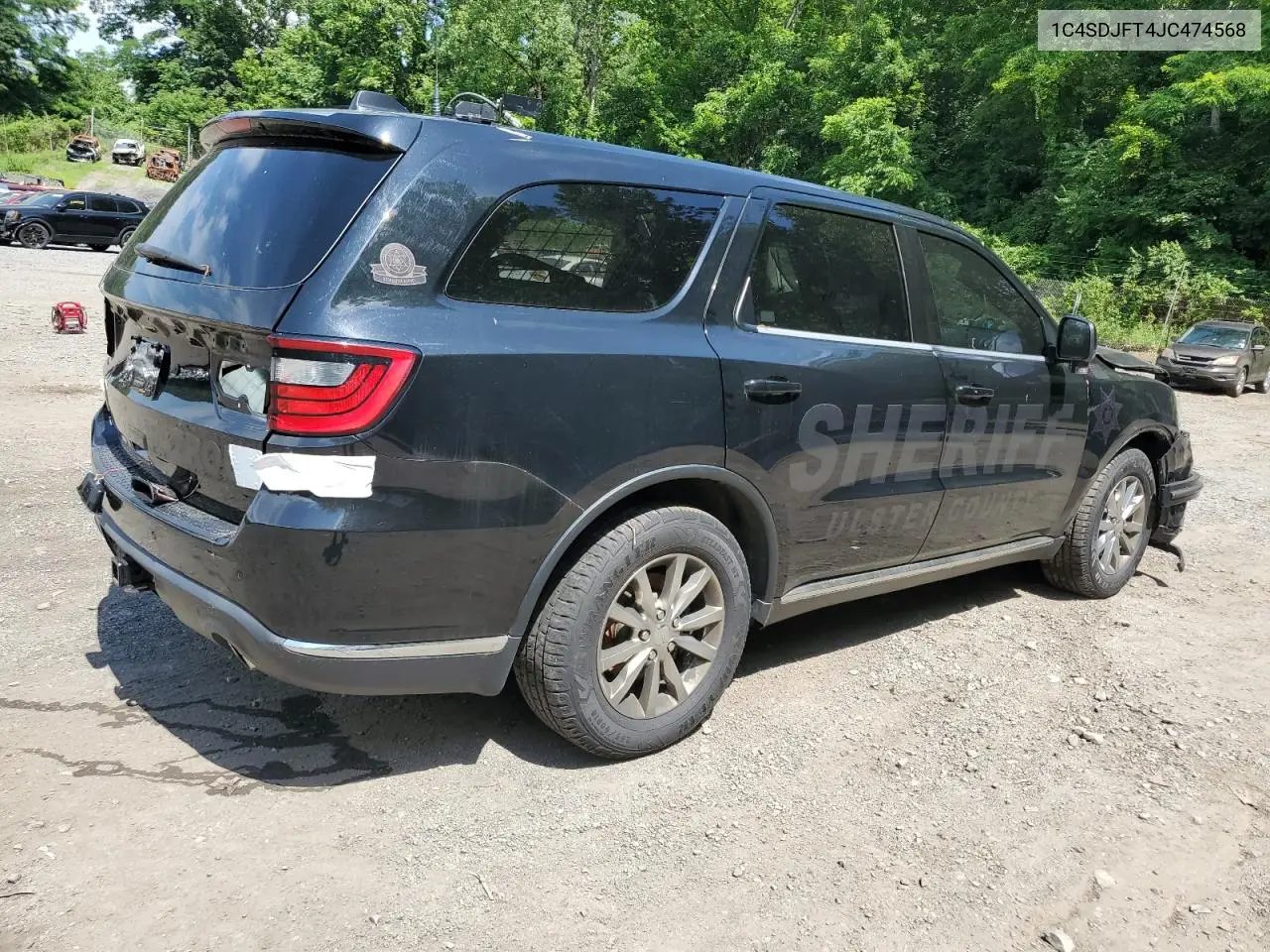 2018 Dodge Durango Ssv VIN: 1C4SDJFT4JC474568 Lot: 62147895