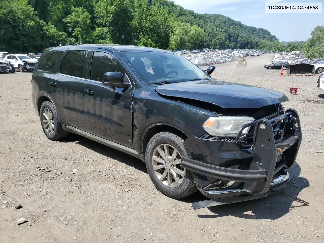 2018 Dodge Durango Ssv VIN: 1C4SDJFT4JC474568 Lot: 62147895