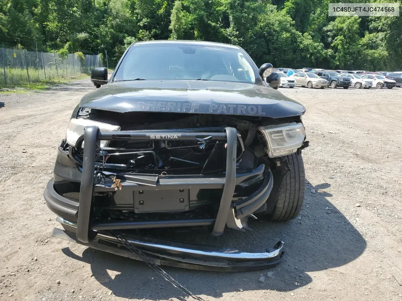 2018 Dodge Durango Ssv VIN: 1C4SDJFT4JC474568 Lot: 62147895