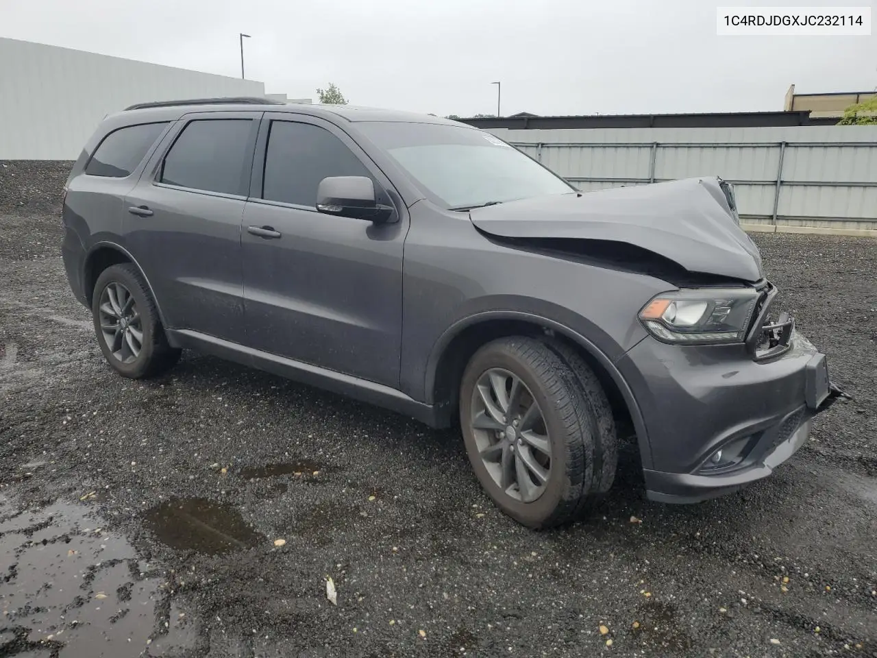 2018 Dodge Durango Gt VIN: 1C4RDJDGXJC232114 Lot: 62237995