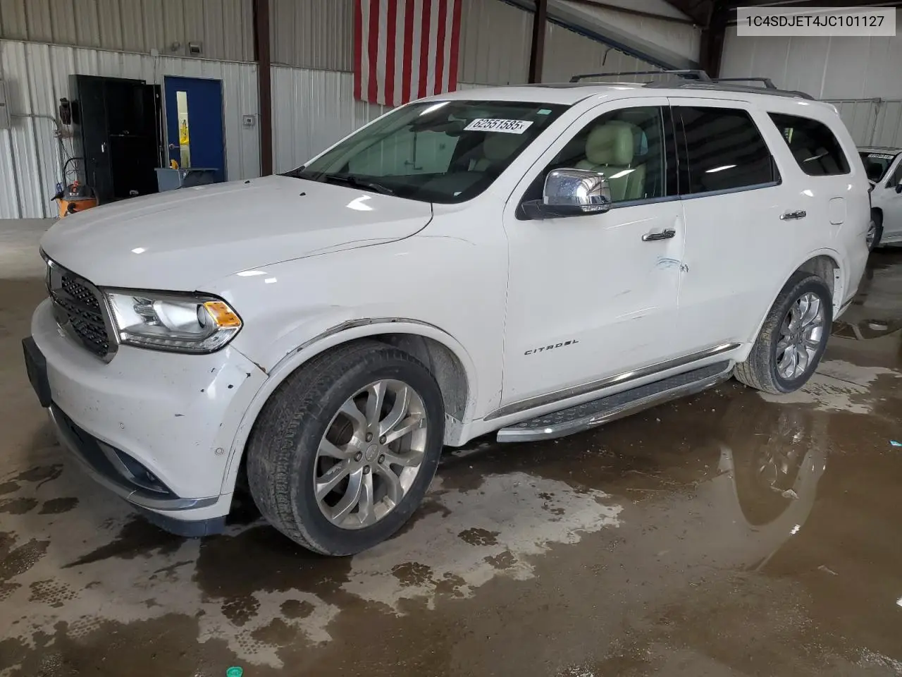 2018 Dodge Durango Citadel VIN: 1C4SDJET4JC101127 Lot: 62551585