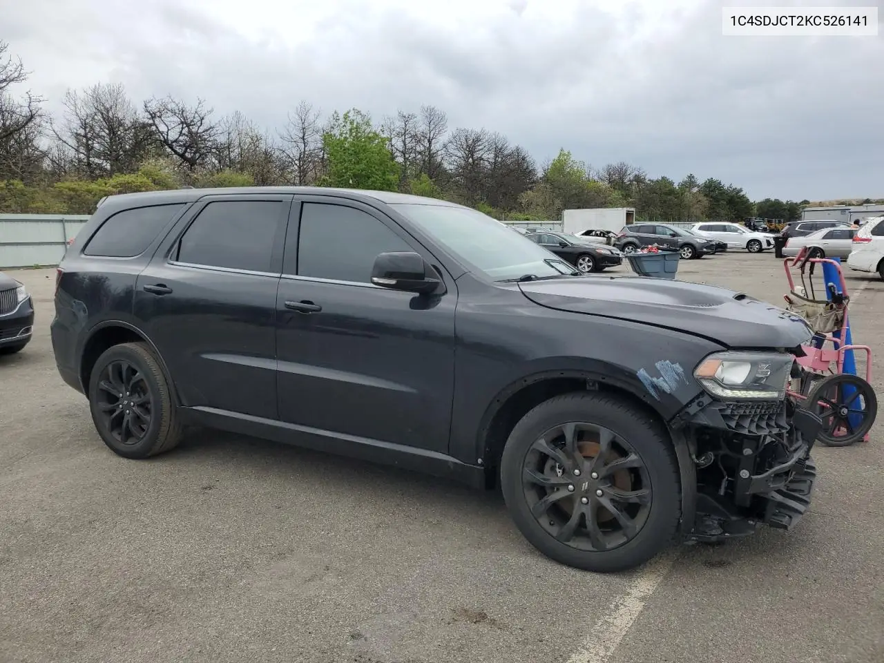 2019 Dodge Durango R/T VIN: 1C4SDJCT2KC526141 Lot: 52827255