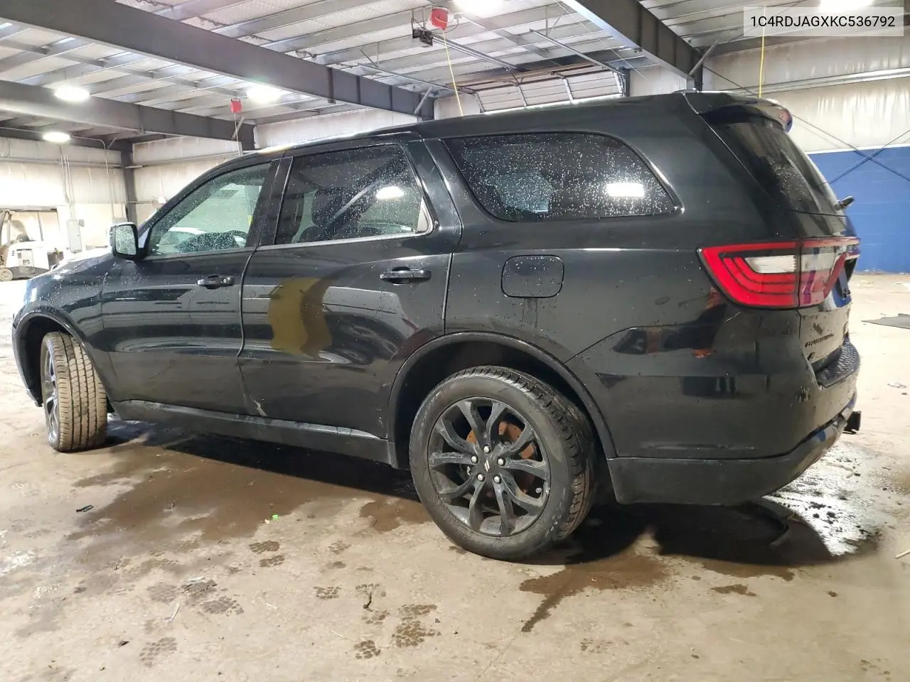 2019 Dodge Durango Sxt VIN: 1C4RDJAGXKC536792 Lot: 56820495