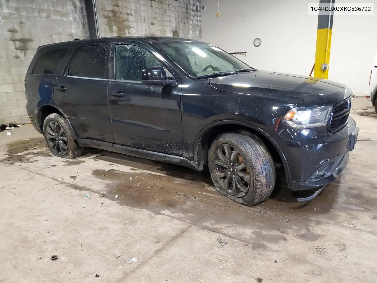 2019 Dodge Durango Sxt VIN: 1C4RDJAGXKC536792 Lot: 56820495
