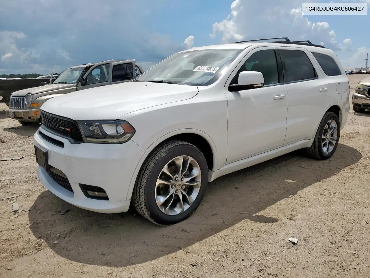 2019 Dodge Durango Gt VIN: 1C4RDJDG4KC606427 Lot: 62508805