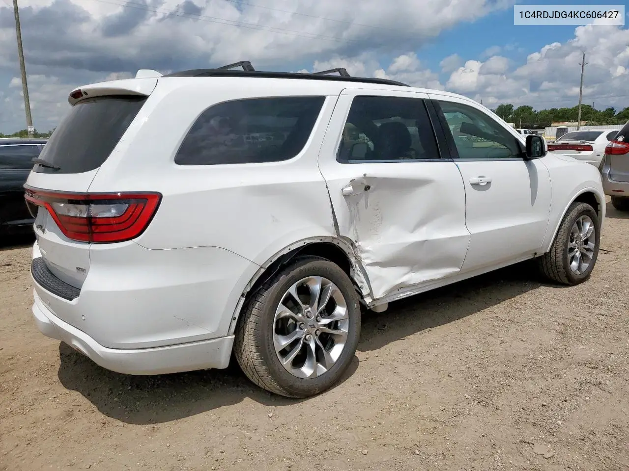2019 Dodge Durango Gt VIN: 1C4RDJDG4KC606427 Lot: 62508805