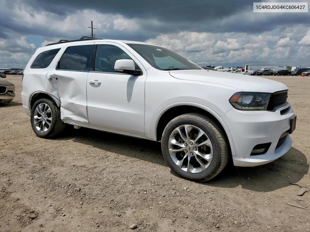 2019 Dodge Durango Gt VIN: 1C4RDJDG4KC606427 Lot: 62508805