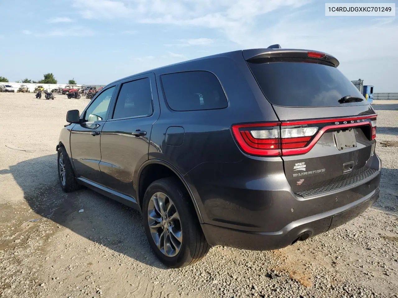 2019 Dodge Durango Gt VIN: 1C4RDJDGXKC701249 Lot: 65157865