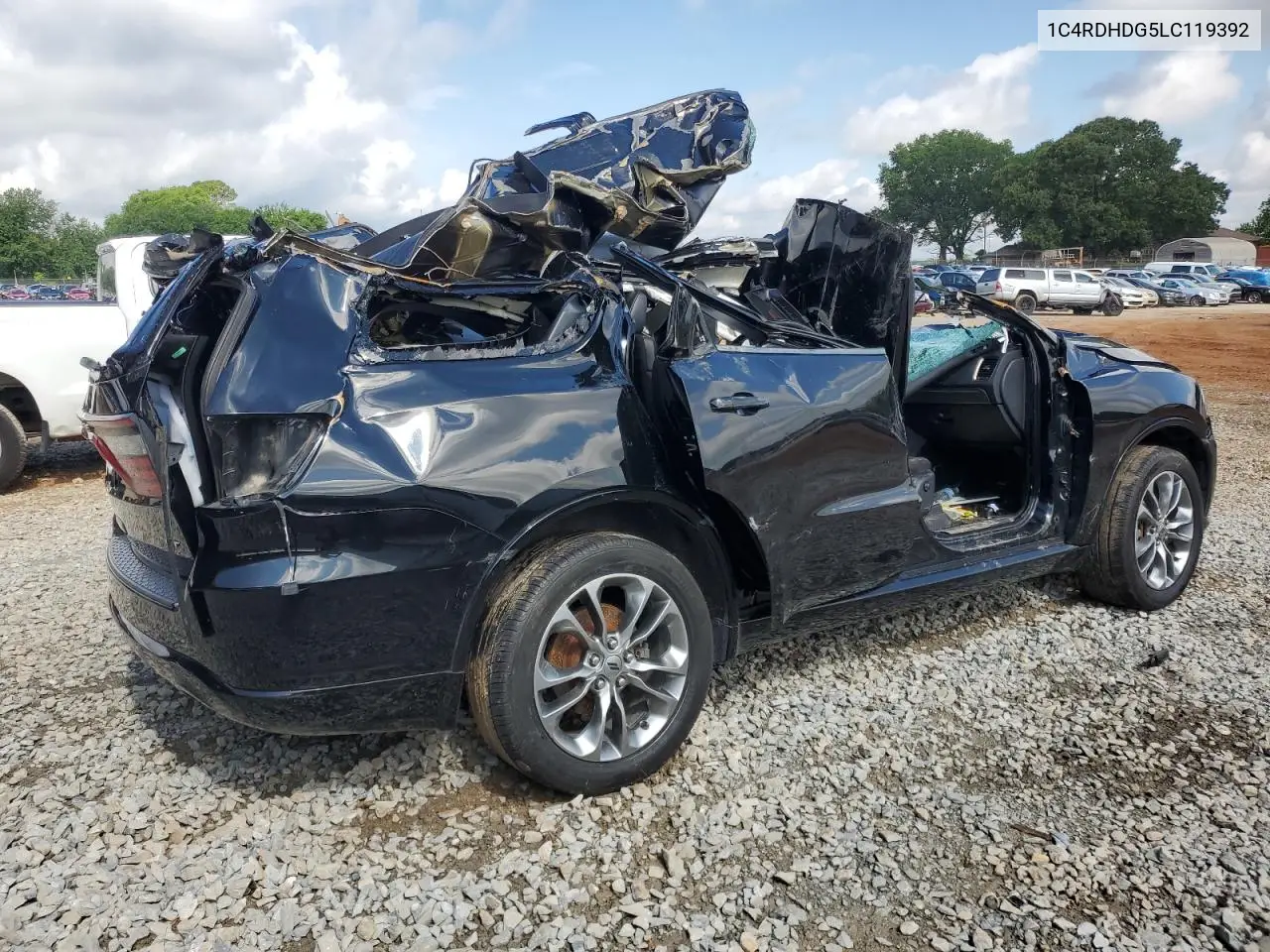 2020 Dodge Durango Gt VIN: 1C4RDHDG5LC119392 Lot: 56470365