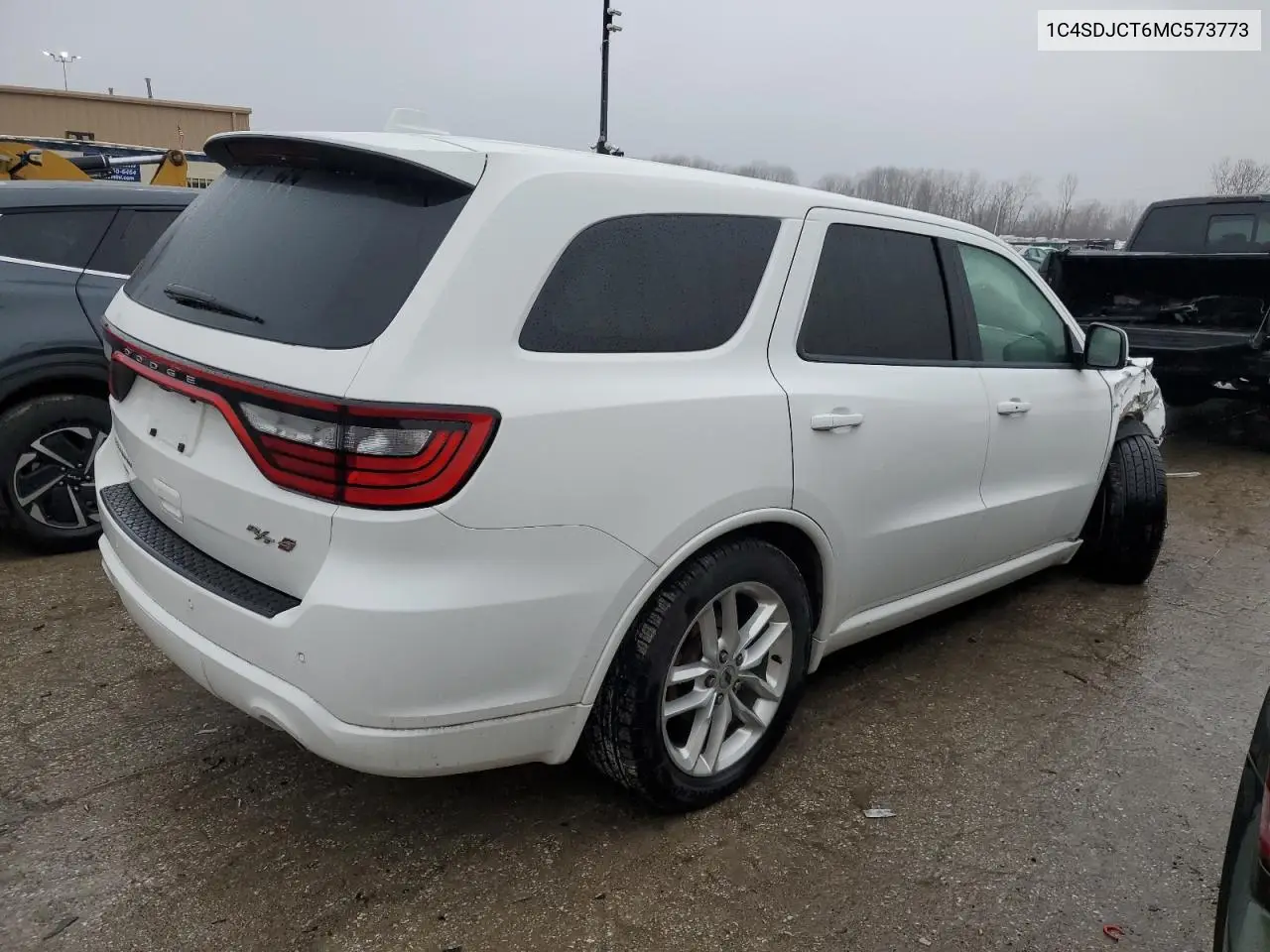 2021 Dodge Durango R/T VIN: 1C4SDJCT6MC573773 Lot: 41788675
