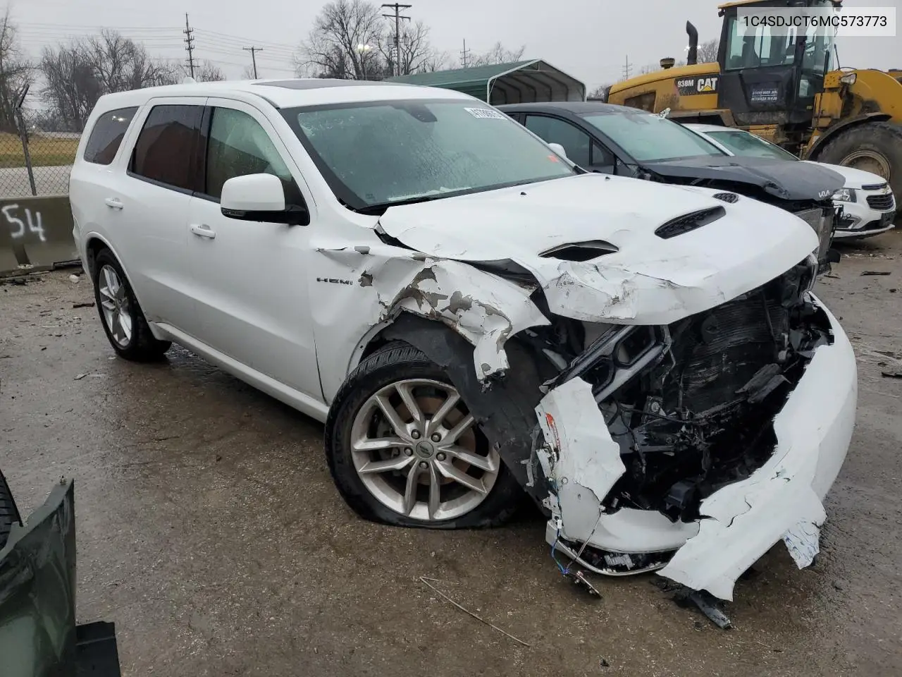 2021 Dodge Durango R/T VIN: 1C4SDJCT6MC573773 Lot: 41788675