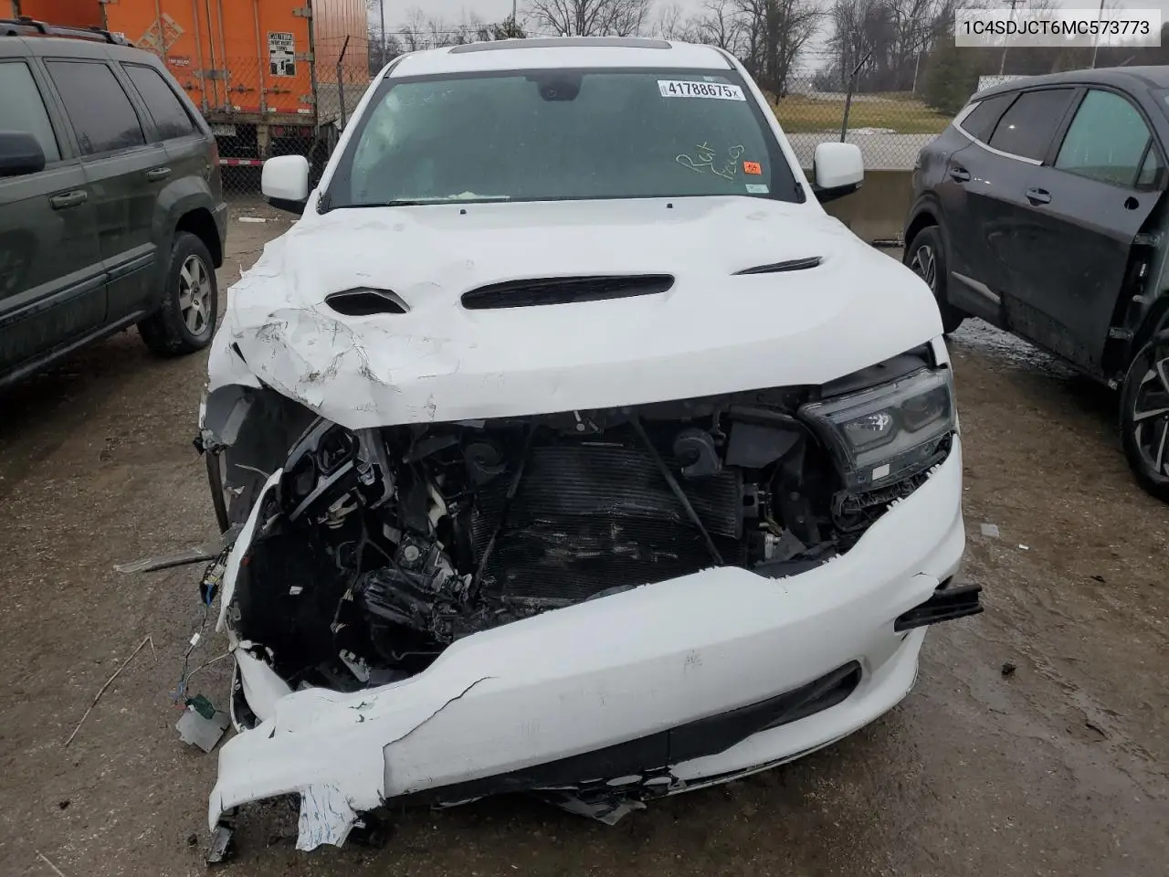 2021 Dodge Durango R/T VIN: 1C4SDJCT6MC573773 Lot: 41788675