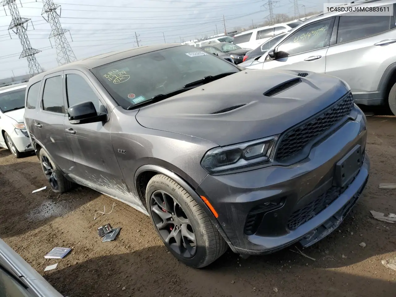 2021 Dodge Durango Srt 392 VIN: 1C4SDJGJ6MC883611 Lot: 45320835
