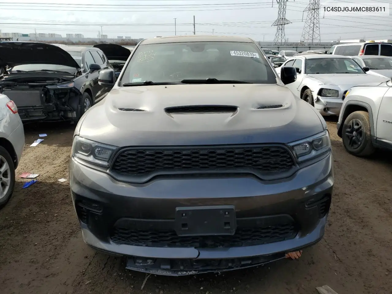 2021 Dodge Durango Srt 392 VIN: 1C4SDJGJ6MC883611 Lot: 45320835