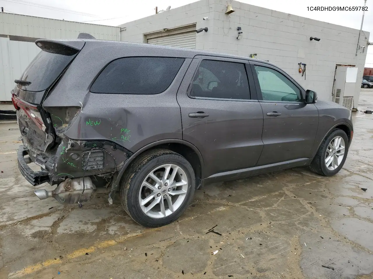 2021 Dodge Durango Gt VIN: 1C4RDHDG9MC659782 Lot: 45388095