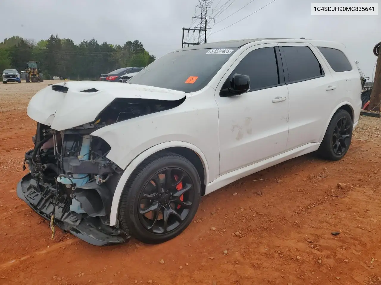 2021 Dodge Durango Srt Hellcat VIN: 1C4SDJH90MC835641 Lot: 51224485