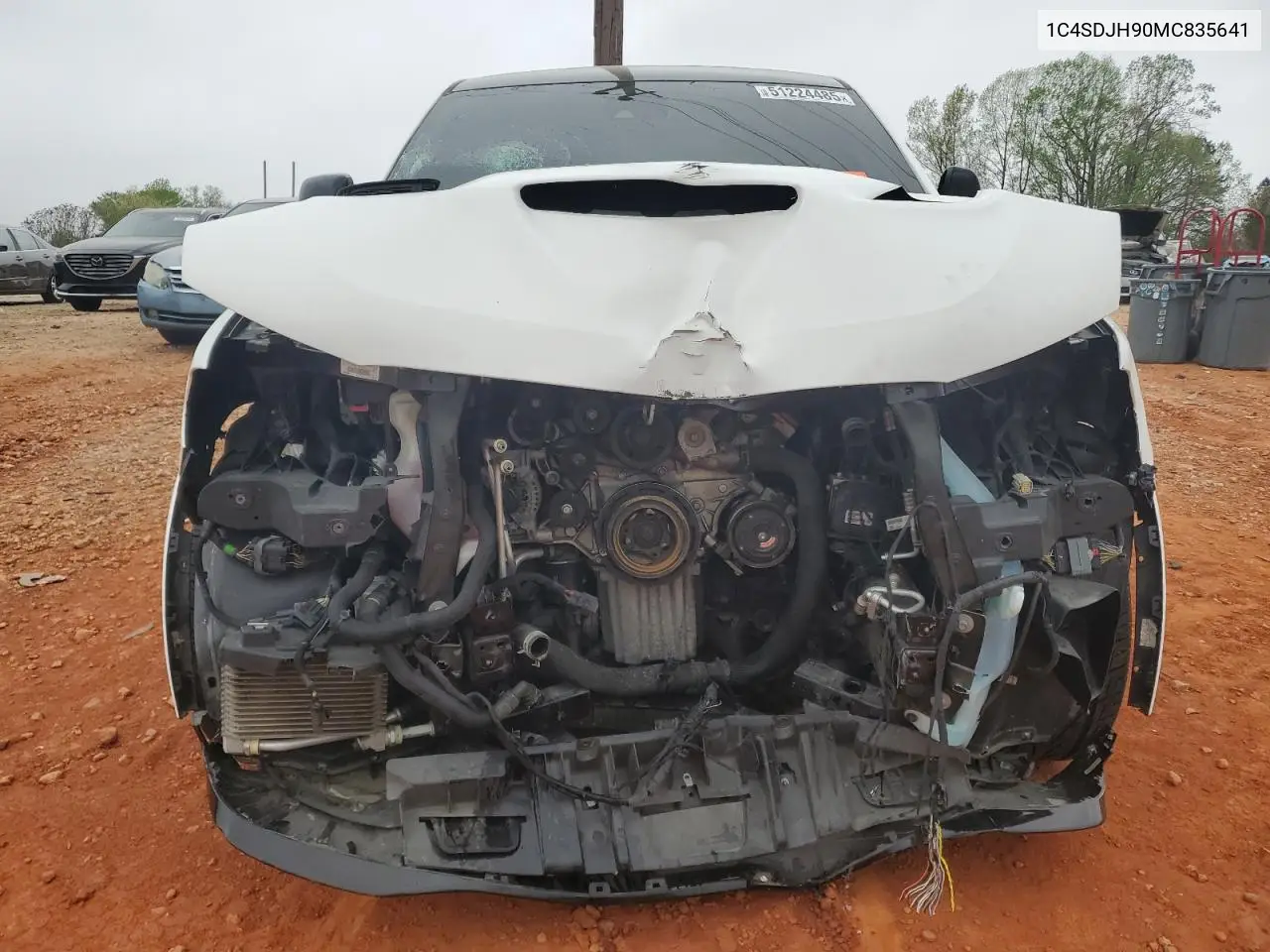 2021 Dodge Durango Srt Hellcat VIN: 1C4SDJH90MC835641 Lot: 51224485