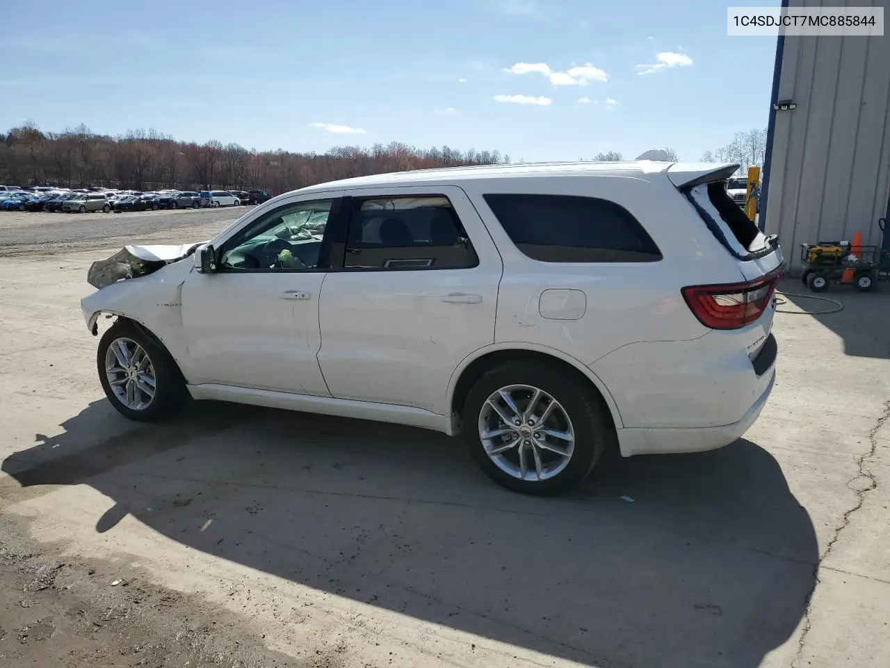 2021 Dodge Durango R/T VIN: 1C4SDJCT7MC885844 Lot: 51383345
