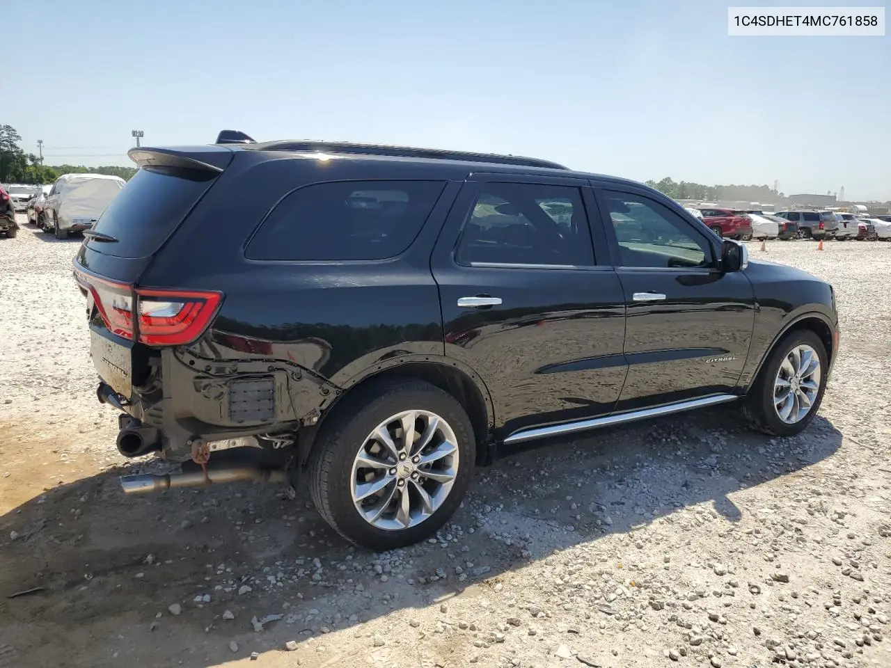 2021 Dodge Durango Citadel VIN: 1C4SDHET4MC761858 Lot: 52093455