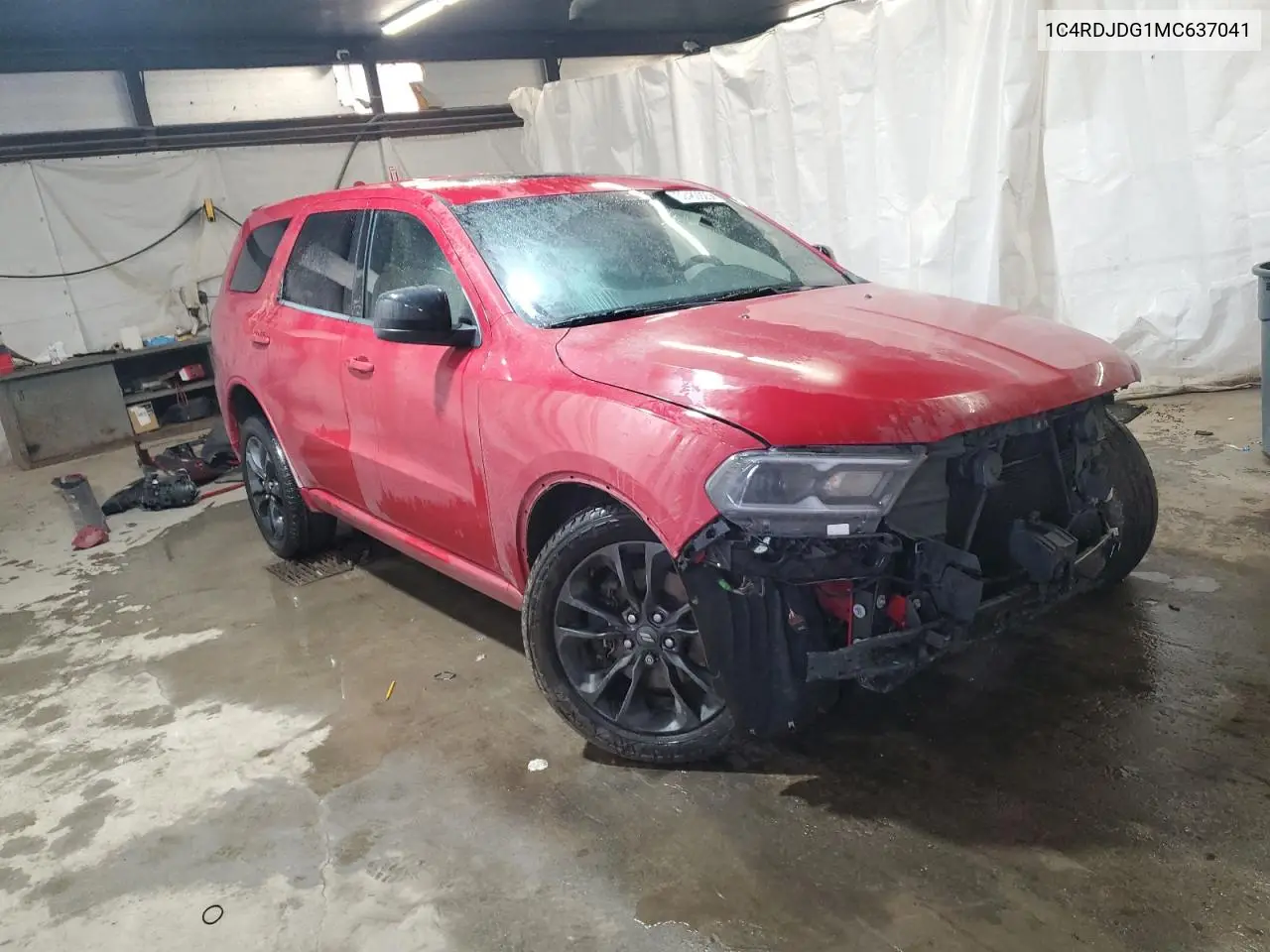 2021 Dodge Durango Gt VIN: 1C4RDJDG1MC637041 Lot: 52480925