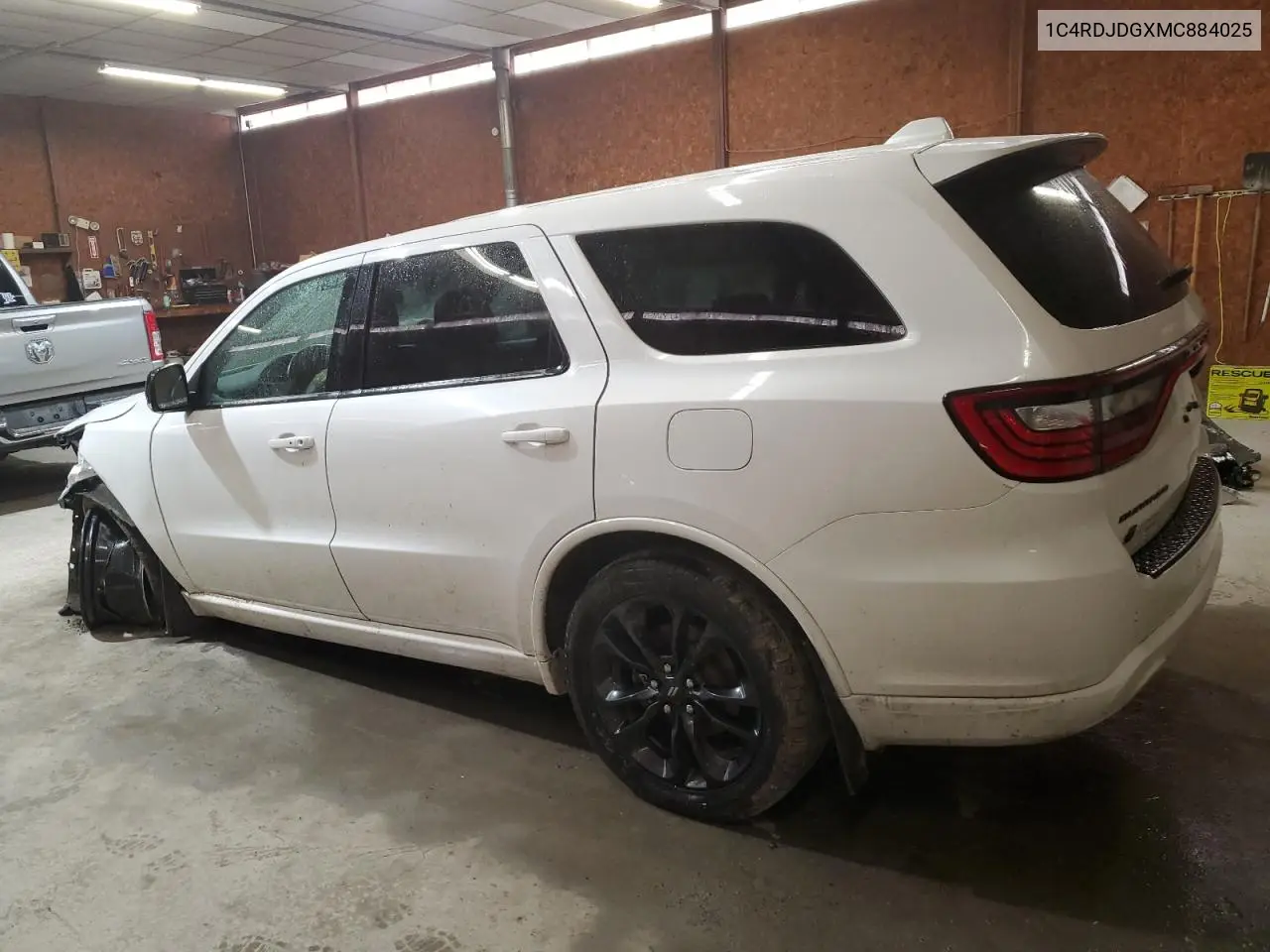2021 Dodge Durango Gt VIN: 1C4RDJDGXMC884025 Lot: 53648455