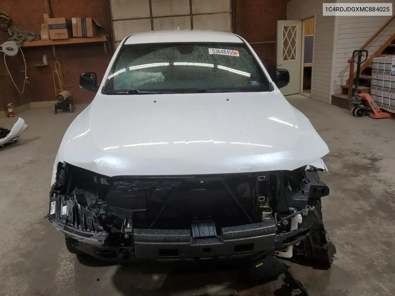 2021 Dodge Durango Gt VIN: 1C4RDJDGXMC884025 Lot: 53648455
