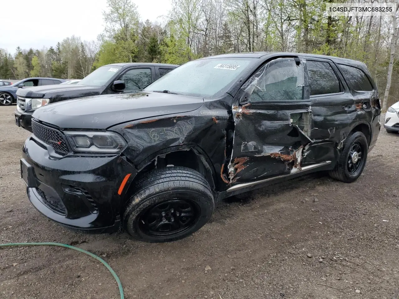 2021 Dodge Durango Pursuit VIN: 1C4SDJFT3MC683255 Lot: 56315695