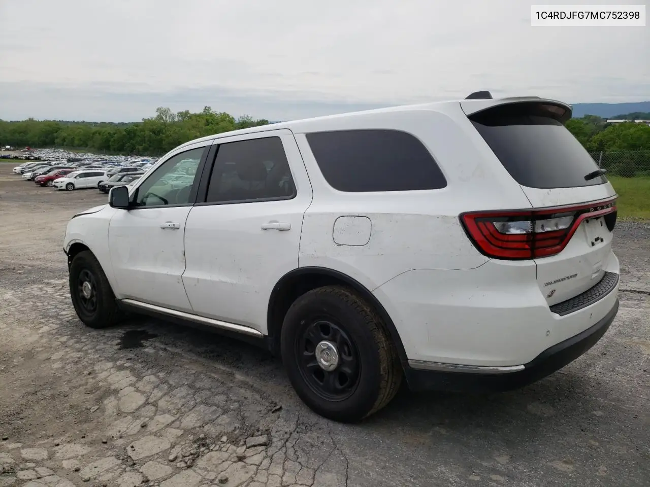 2021 Dodge Durango Pursuit VIN: 1C4RDJFG7MC752398 Lot: 56492425