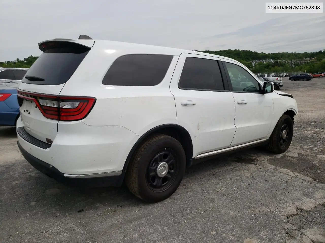 2021 Dodge Durango Pursuit VIN: 1C4RDJFG7MC752398 Lot: 56492425