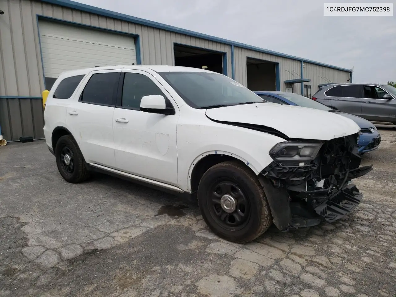 2021 Dodge Durango Pursuit VIN: 1C4RDJFG7MC752398 Lot: 56492425