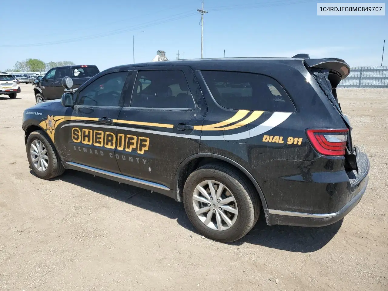 2021 Dodge Durango Pursuit VIN: 1C4RDJFG8MC849707 Lot: 56694945