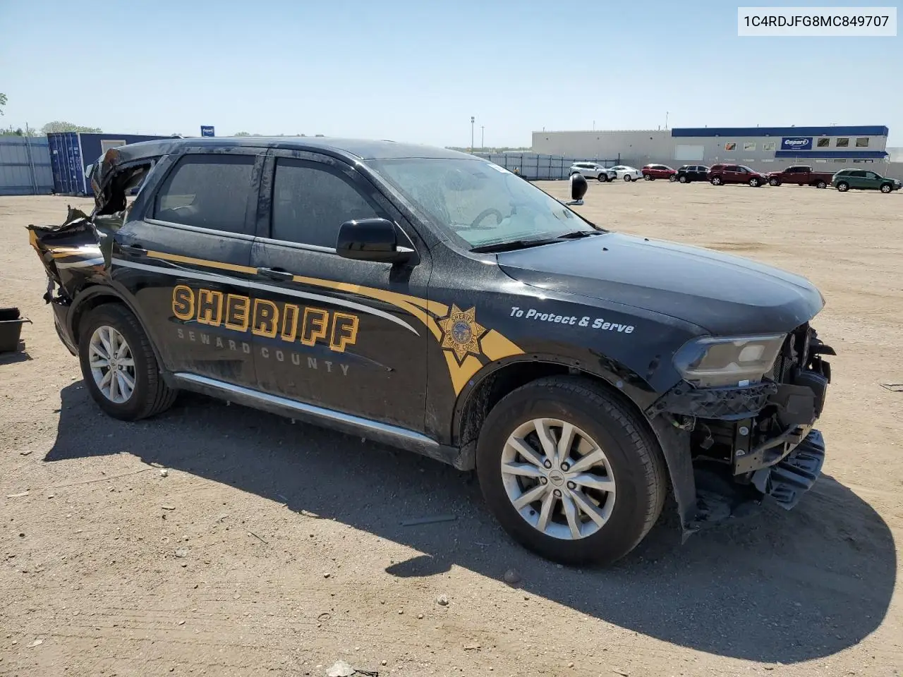 2021 Dodge Durango Pursuit VIN: 1C4RDJFG8MC849707 Lot: 56694945