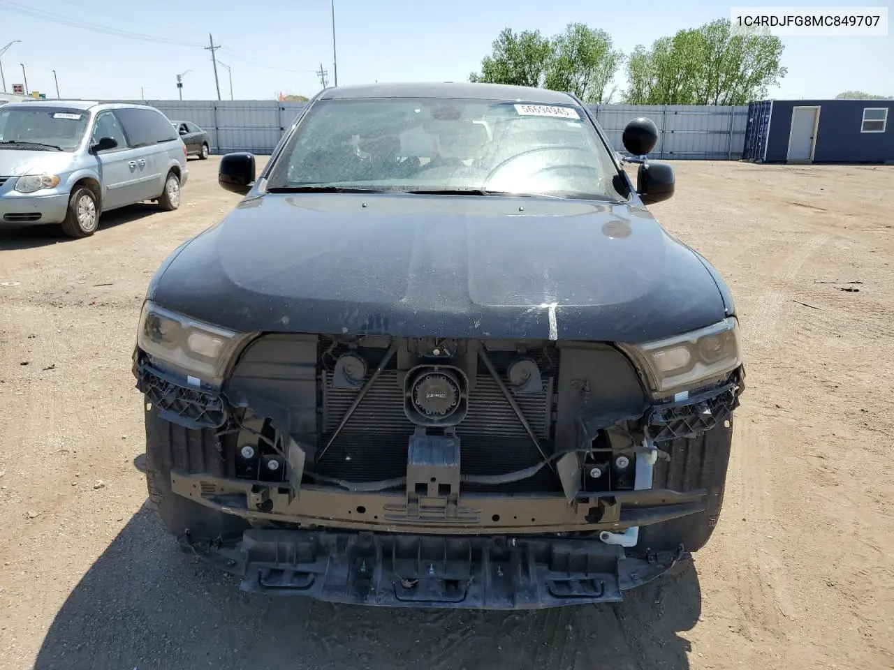 2021 Dodge Durango Pursuit VIN: 1C4RDJFG8MC849707 Lot: 56694945