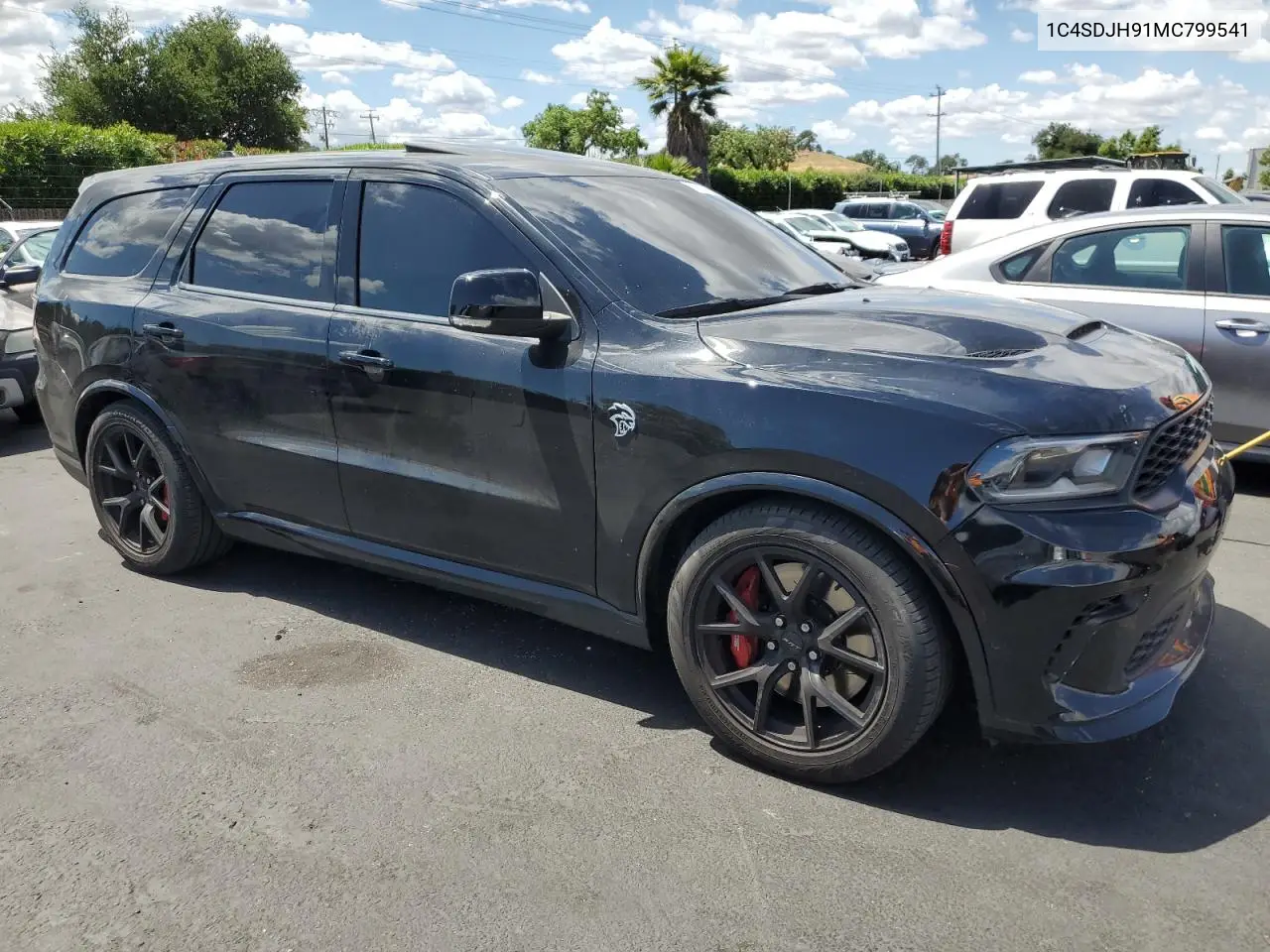 2021 Dodge Durango Srt Hellcat VIN: 1C4SDJH91MC799541 Lot: 56718825