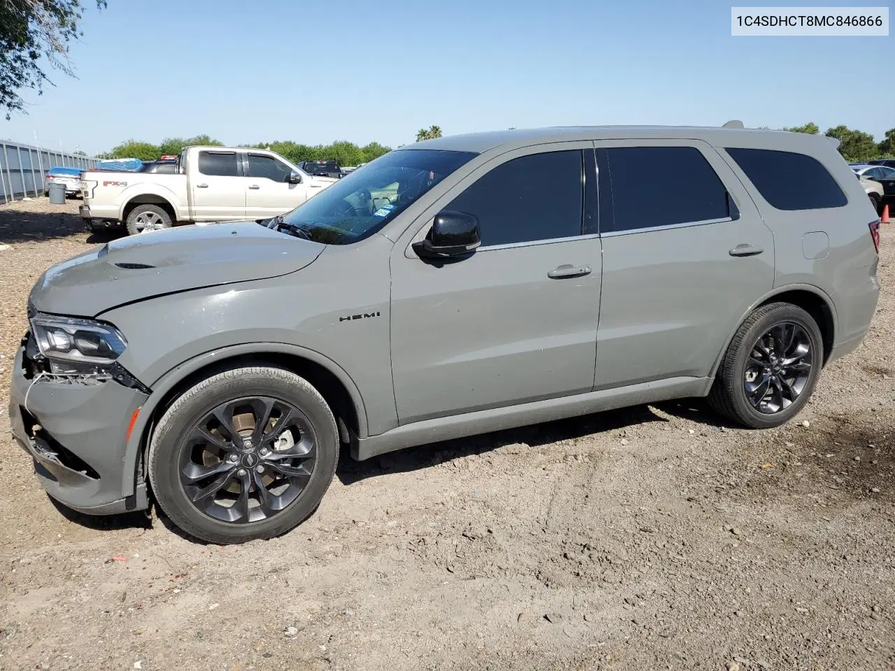 2021 Dodge Durango R/T VIN: 1C4SDHCT8MC846866 Lot: 56850255