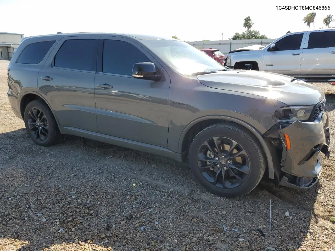 2021 Dodge Durango R/T VIN: 1C4SDHCT8MC846866 Lot: 56850255