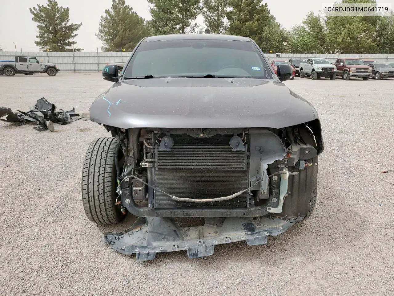 2021 Dodge Durango Gt VIN: 1C4RDJDG1MC641719 Lot: 57063505