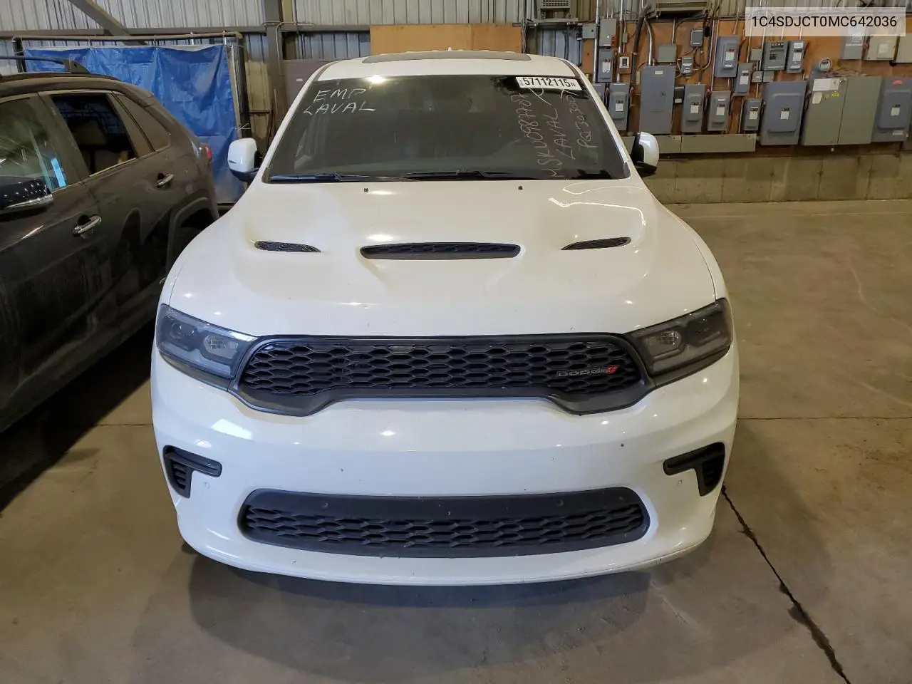 2021 Dodge Durango R/T VIN: 1C4SDJCT0MC642036 Lot: 57112115