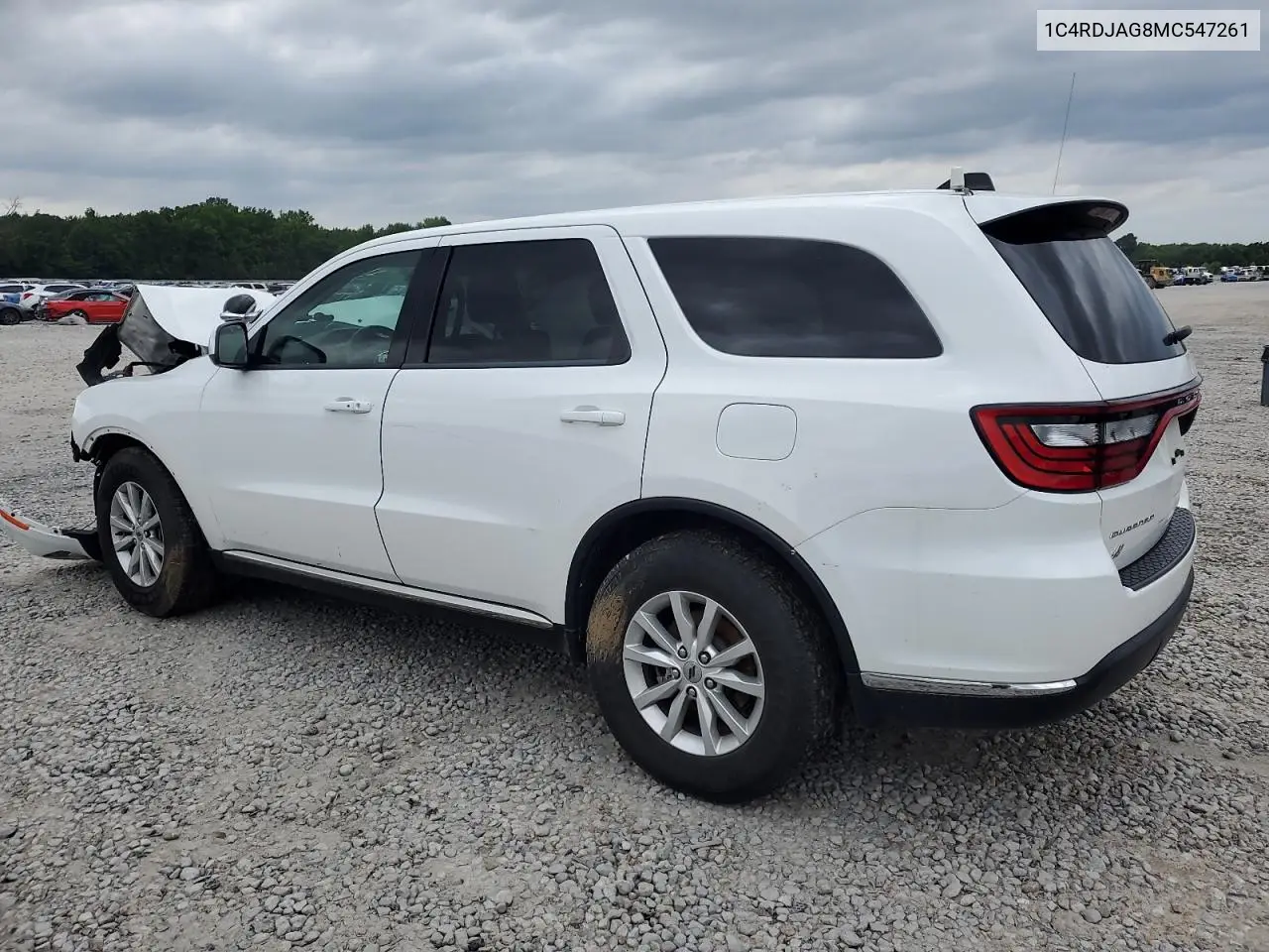 2021 Dodge Durango Sxt VIN: 1C4RDJAG8MC547261 Lot: 57114995
