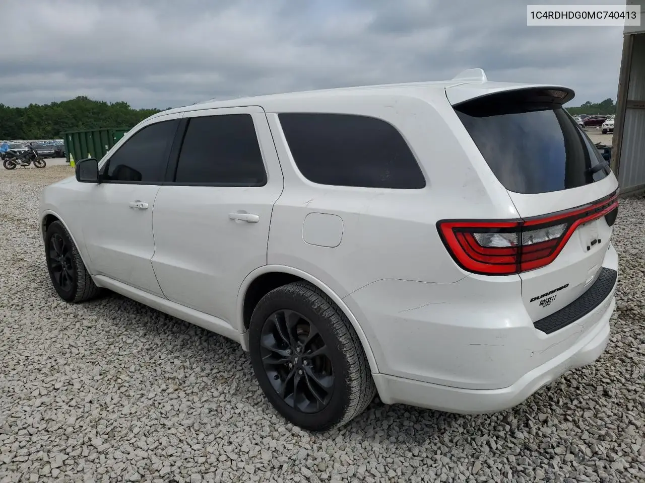 2021 Dodge Durango Gt VIN: 1C4RDHDG0MC740413 Lot: 61187195