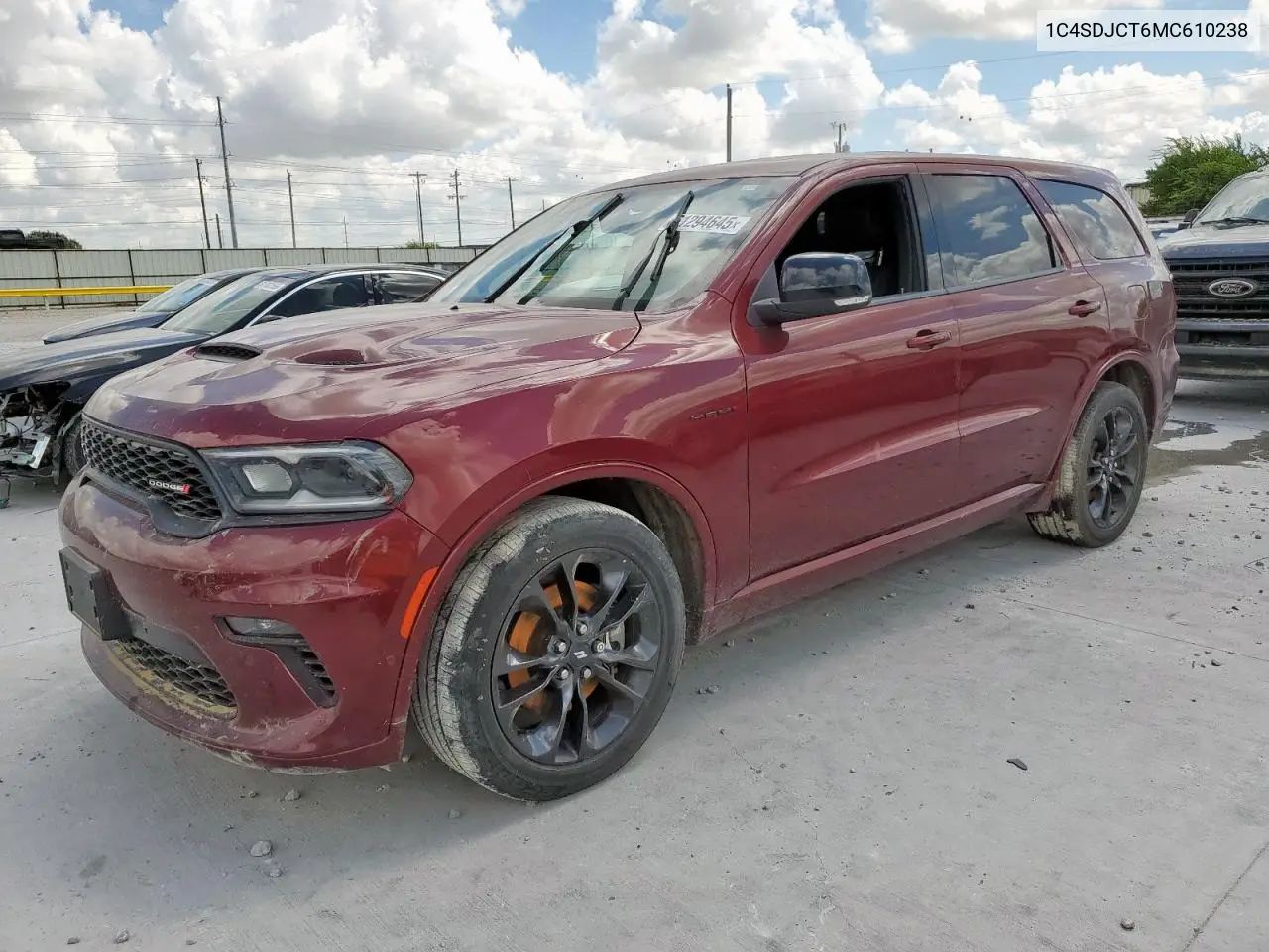 2021 Dodge Durango R/T VIN: 1C4SDJCT6MC610238 Lot: 61294645