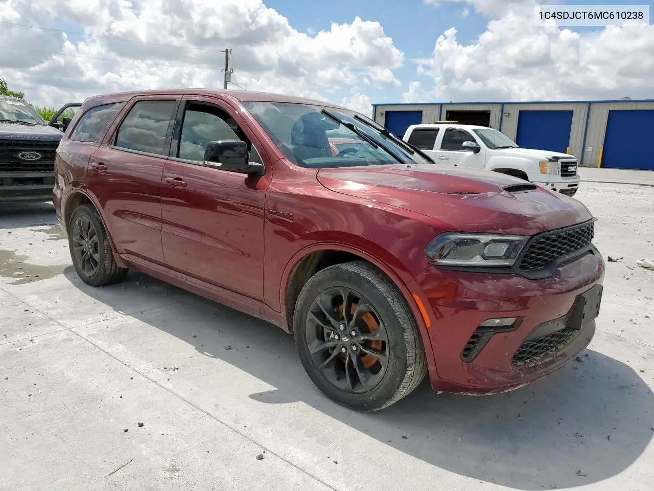 2021 Dodge Durango R/T VIN: 1C4SDJCT6MC610238 Lot: 61294645