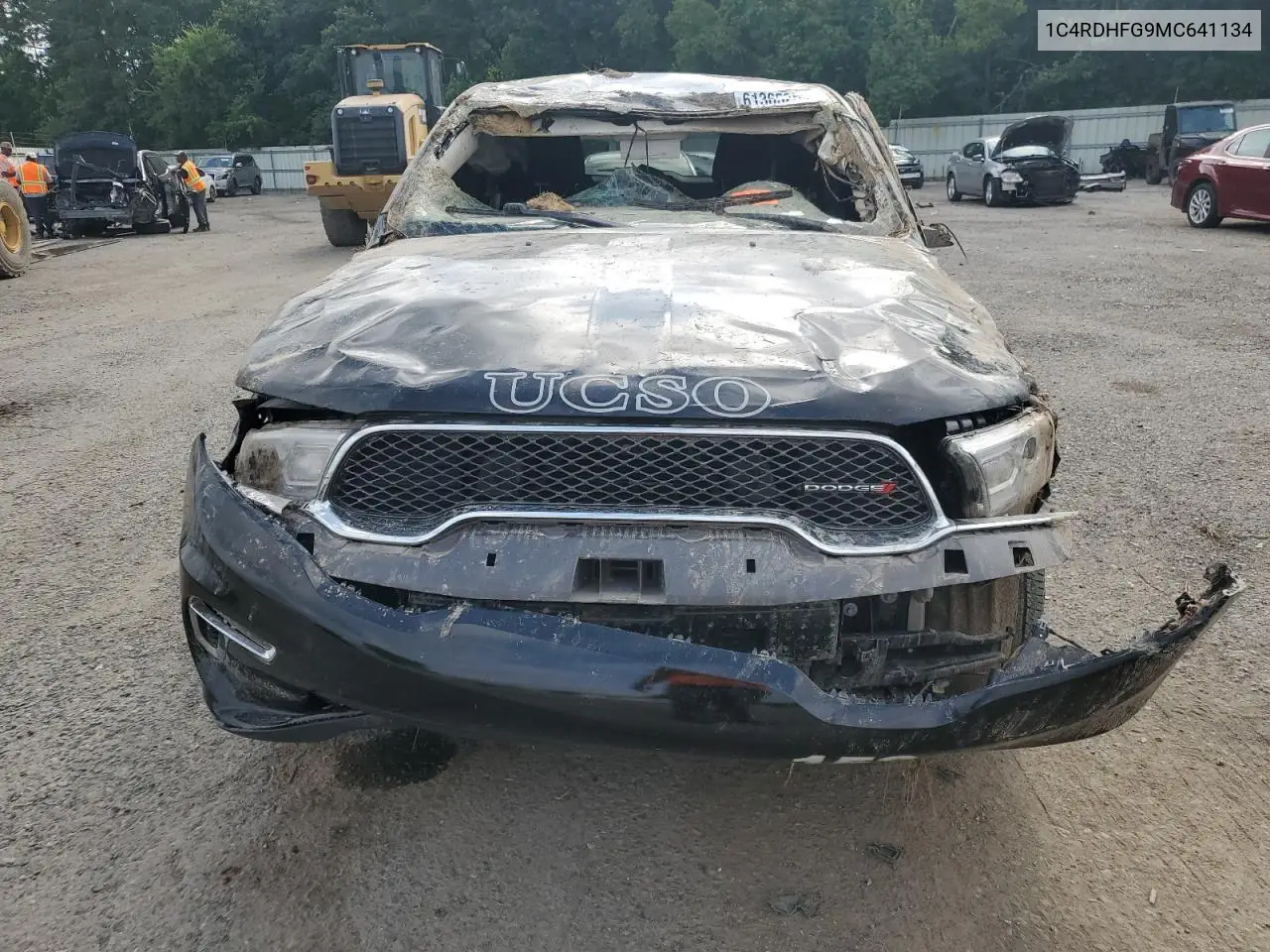 2021 Dodge Durango Ssv VIN: 1C4RDHFG9MC641134 Lot: 61365255