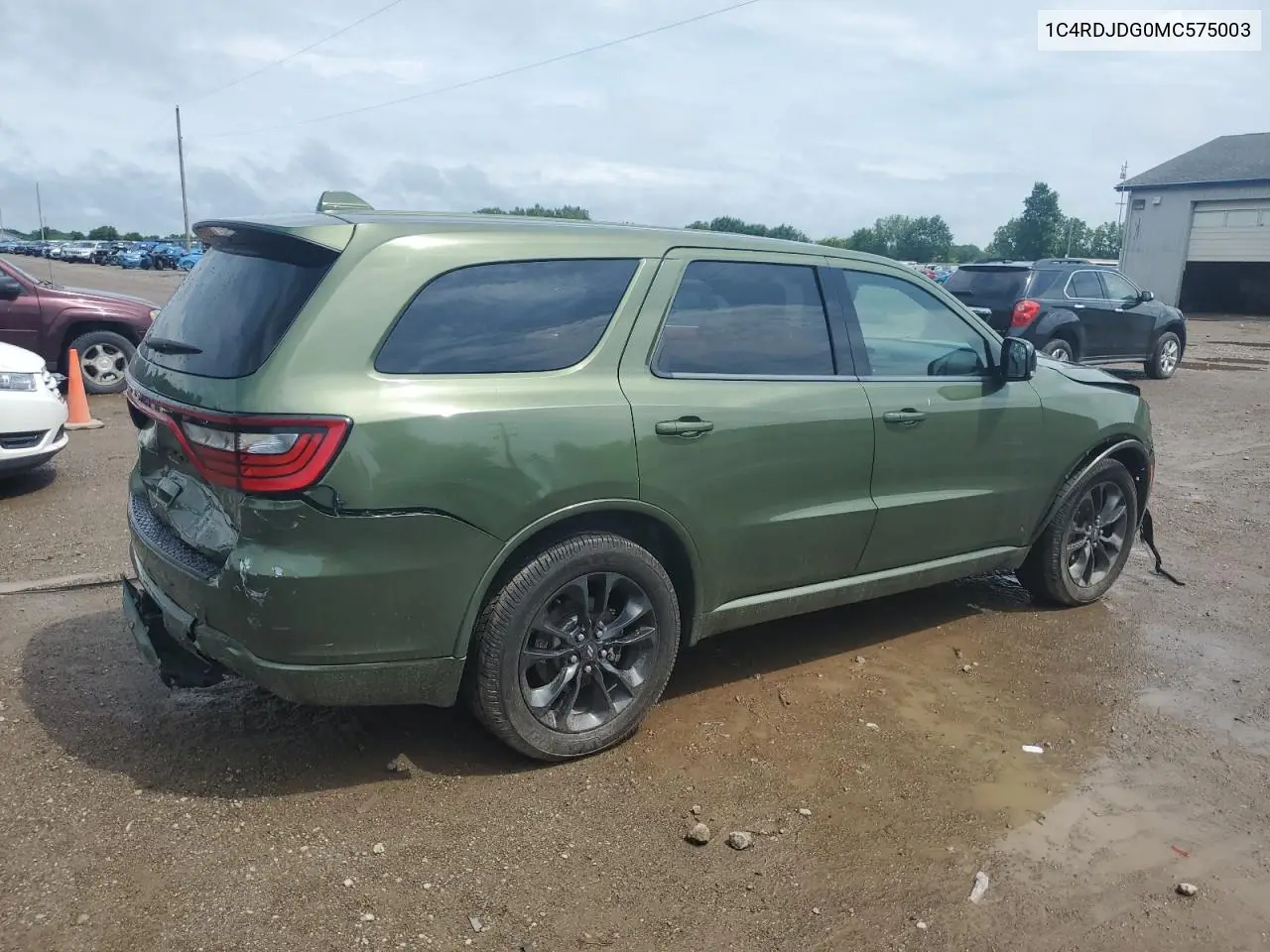 2021 Dodge Durango Gt VIN: 1C4RDJDG0MC575003 Lot: 61486305