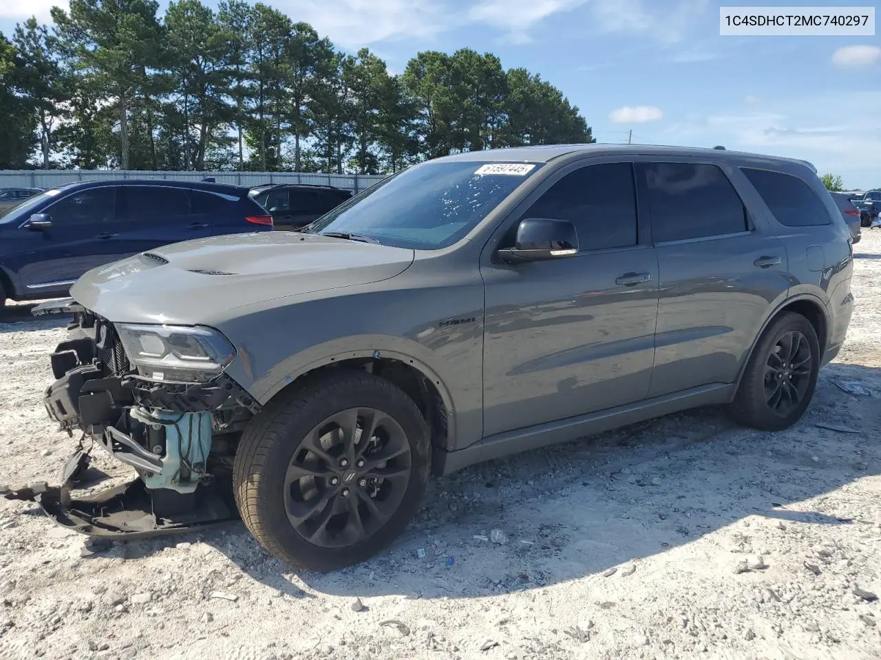 2021 Dodge Durango R/T VIN: 1C4SDHCT2MC740297 Lot: 61597445