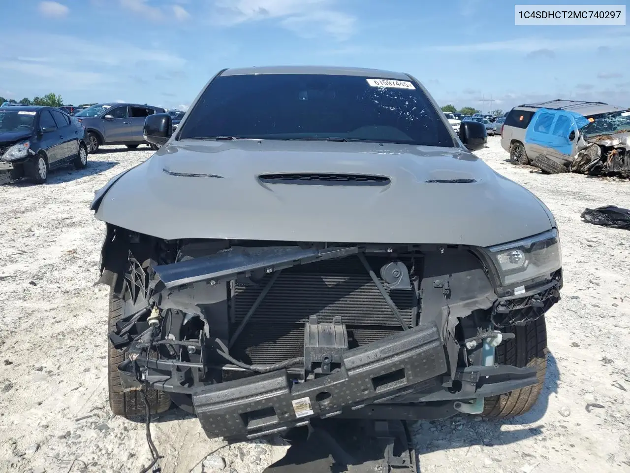2021 Dodge Durango R/T VIN: 1C4SDHCT2MC740297 Lot: 61597445