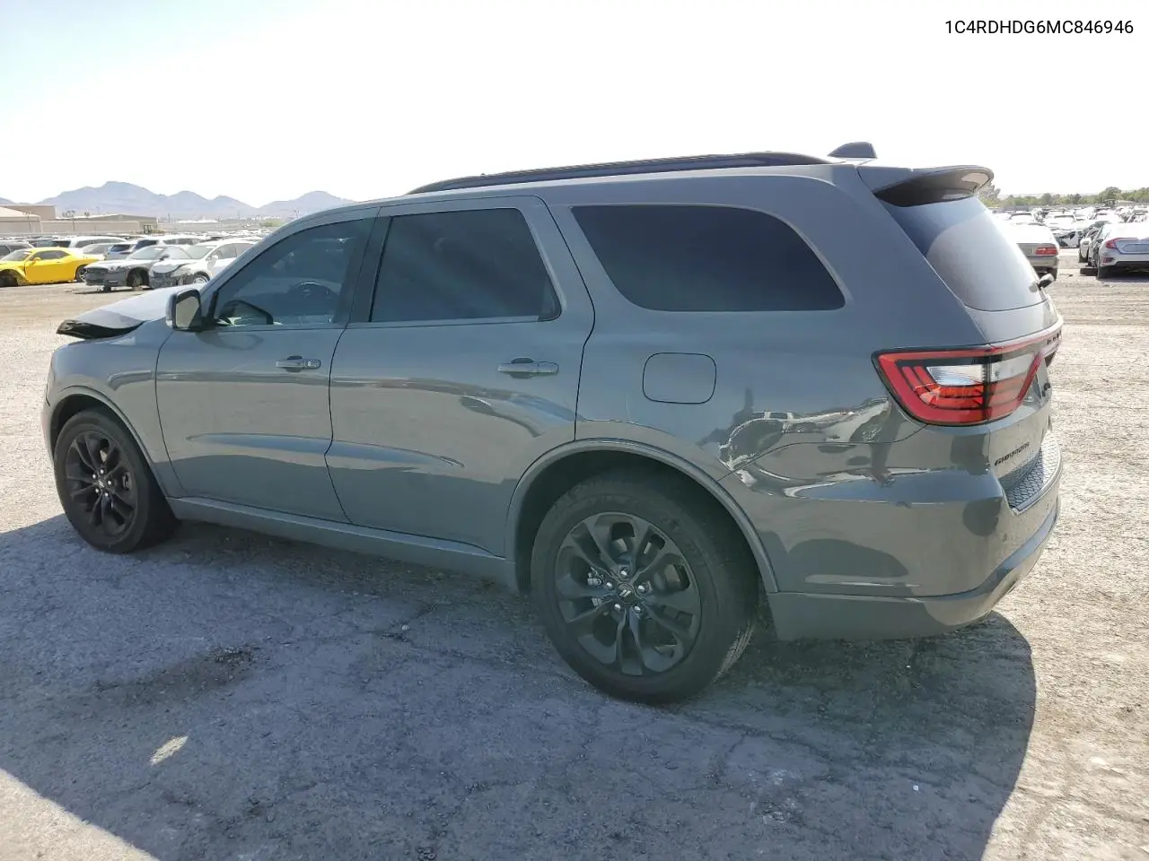 2021 Dodge Durango Gt VIN: 1C4RDHDG6MC846946 Lot: 61963355
